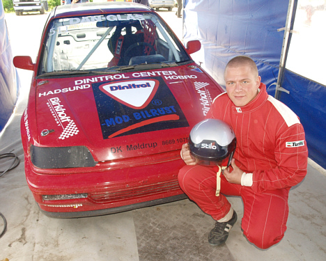 Michael Rolighed har selv renoveret raceren i vinter-pausen.